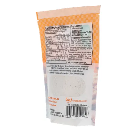 Farinha qvita aveia s/gluten 200g 360-22