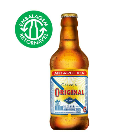 Cerveja Antarctica Original Garrafa 300ml