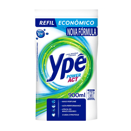 LAVA ROUPAS LÍQUIDO TIXAN YPÊ POWER ACT SC 900ML