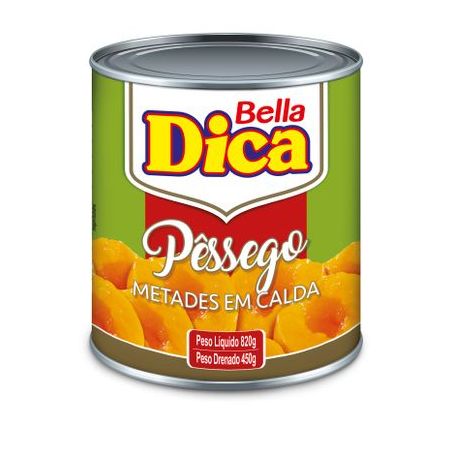 Pessego Bella Dica Metades 450G
