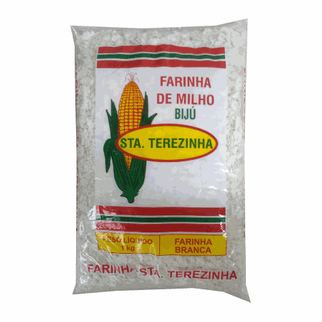 Farinha de milho branca santa terezinha 1kg