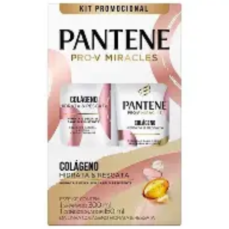 Kit pantene shampoo 300ml+condicionador 150ml b3 anti queda