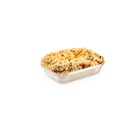 Cuca kg com fruta e uva passa