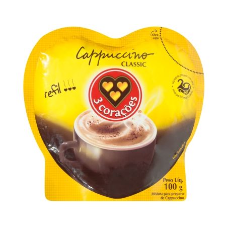 Cafe 3 coracoes cappucc classic ref 100g
