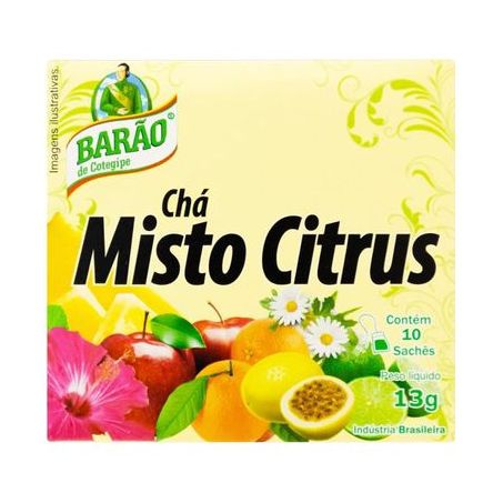 Cha barao misto citrus 13g