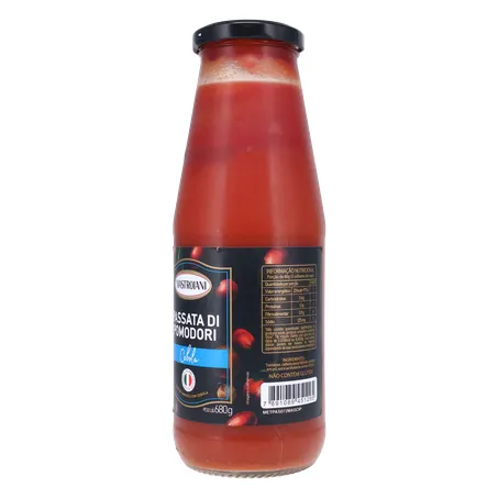 Passata Di Pomodori Mastroiani Cebola Vidro 680g 360-5