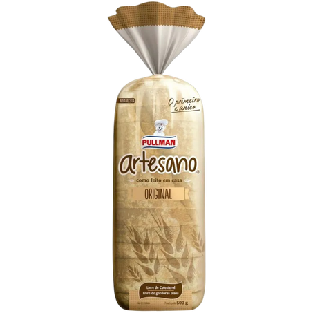 Pão pullman de forma artesano 500g