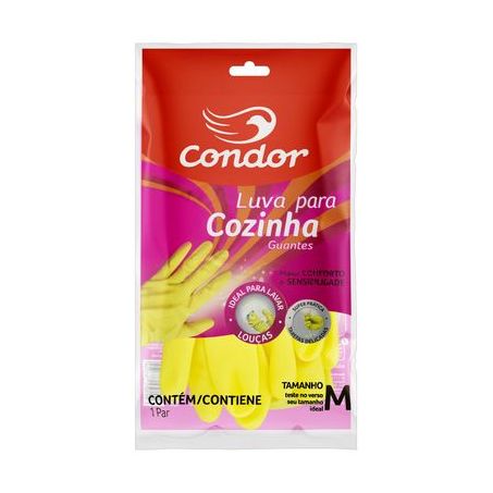 LUVA CONDOR COZINHA AMARELA M