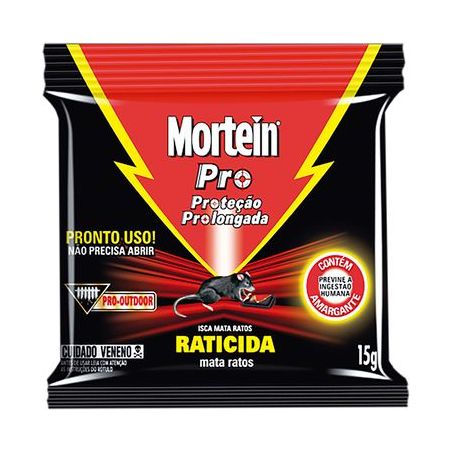 Raticida Mortein Mata Ratos 15G