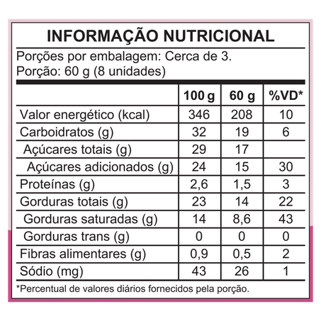 Sorvete Kibon Mini Morango 184g 360-3