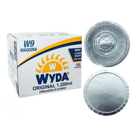 MARMITEX WYDA N°9 MÁQUINA COM TAMPA 100 UNIDADES