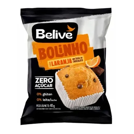 Bolinho Belive Laranja 40g