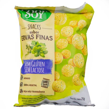 SNACKS SABOR ERVAS FINAS 25G