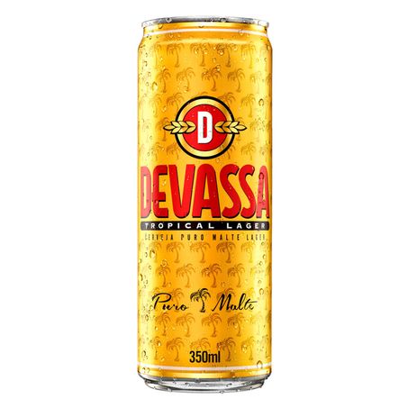 CERVEJA DEVASSA LATA PUR MALT 350ML