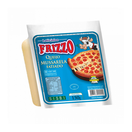 QUEIJO FRIZZO 150G MUSSARELA FATIADO