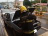 Princípio de incêndio atinge veículo no centro de Iporã do Oeste