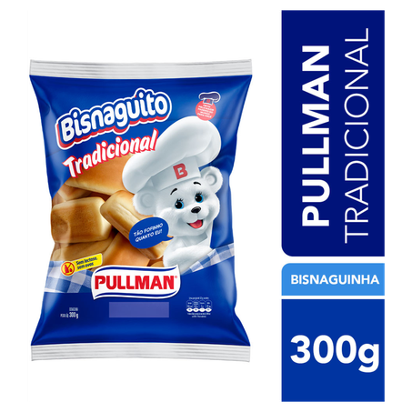 Pão Bisnaguinha Tradicional Zero Lactose Pullman Bisnaguito Pacote 300g 360-1