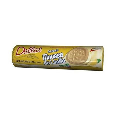 Biscoito dallas recheado mousse de limão 120g