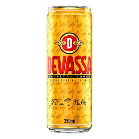CERVEJA LAGER PURO MALTE TROPICAL DEVASSA