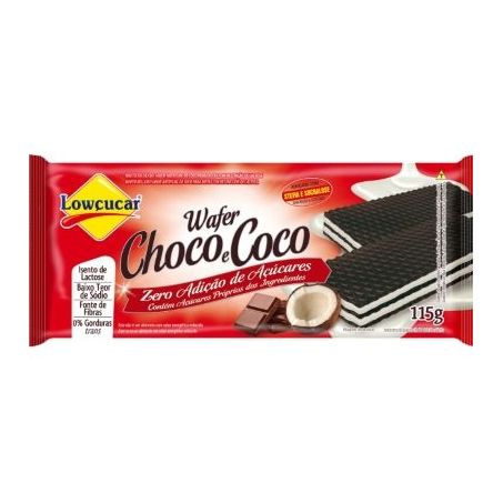 Wafer lowcucar 115g choc.coco zero