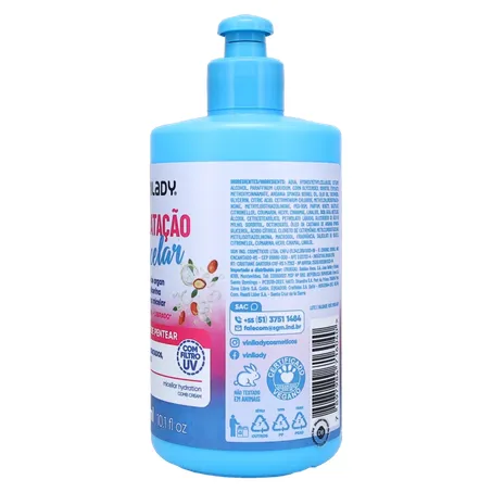 Creme de Pentear Vinilady Hidratação Micelar Frasco 300ml 360-7