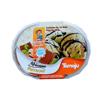 SORVETE TAMAJU 1,5L AFRICANO PISTACHE