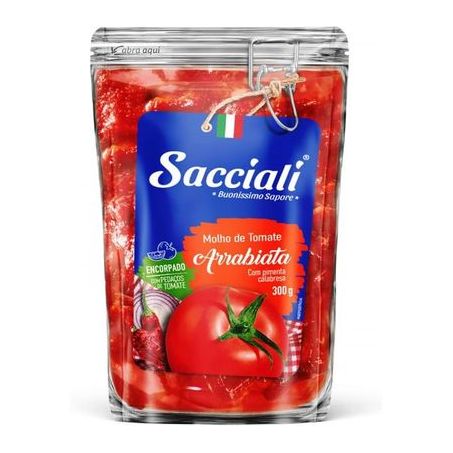 Molho Tomate Sacciali 300g Arrabiata