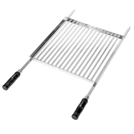 GRELHA INOX MULTIUSO AC GAÚCHO 31X47CM REF11.0 UNI