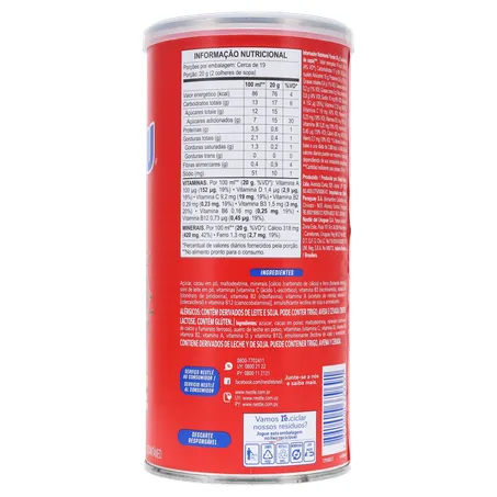 Achocolatado Em Pó Nescau Lata 370G 360-11