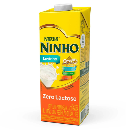 LEITE ZERO LACTOSE INTEGRAL NINHO NESTLÉ 1L