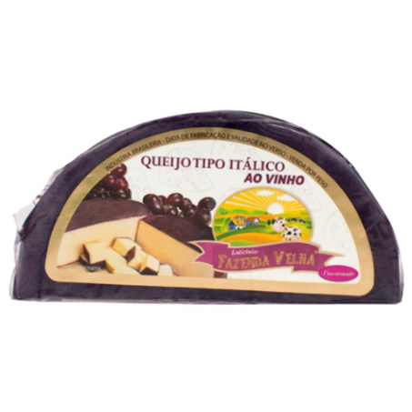 Queijo fazenda t.italico c/vinho kg