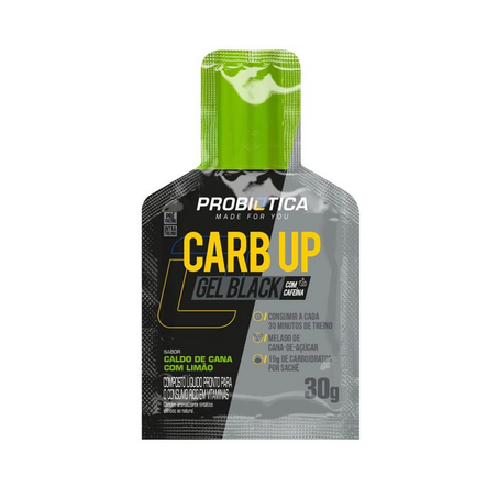 Carb-up Gel Black Caldo de Cana com Limão 30g