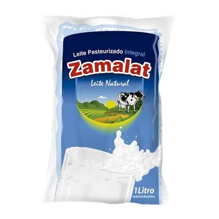 Leite pasteurizado zamalat pacote 1lt