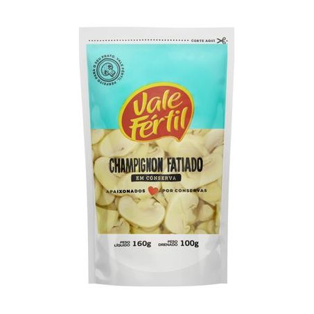 Cogumelo Champignon Vale Fértil Fatiado Sachê 100g