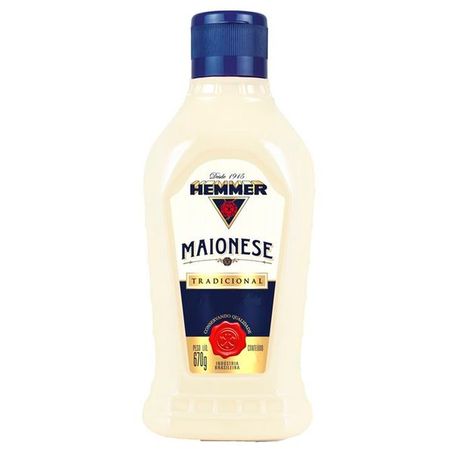 Maionese hemmer tradicional frasco 670g
