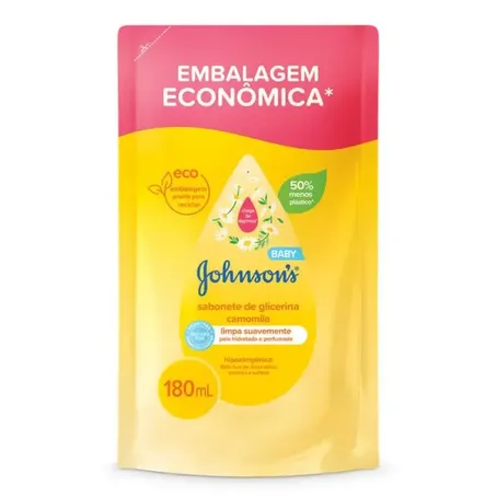 Sabonete liq johnsons glicerina/camomila ref 180ml