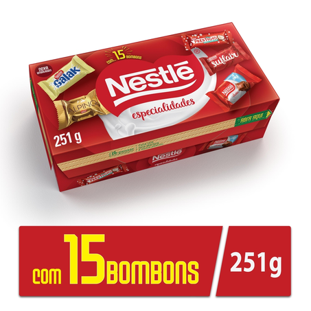 Bombom Nestlé Especialidades Caixa 251G