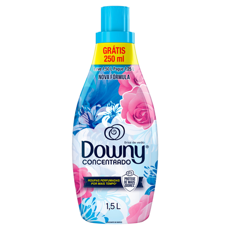 Amaciante de Roupas Concentrado Downy Brisa De Verão 1,5L