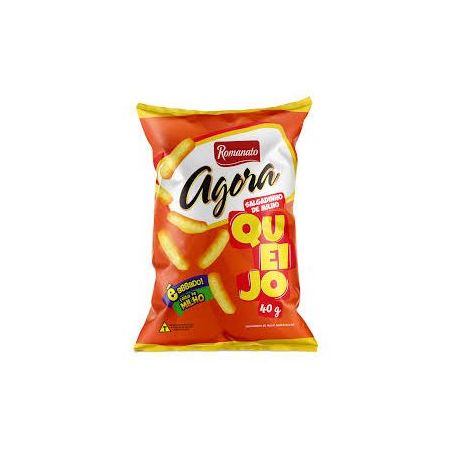 SALGADINHO MILHO AGORA ROMANATO 40G QUEIJO