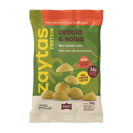 BISCOITO ZAYA PROTEIN CEBOLA SALSA 35G