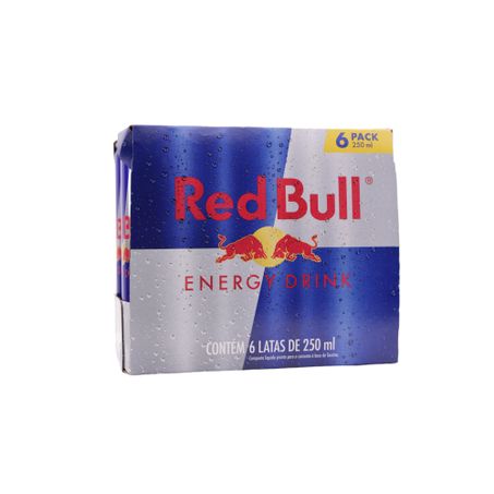 Energetico red bull trad 250ml 6un 360-58