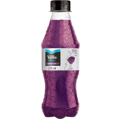 Suco pet 200ml del valle uva