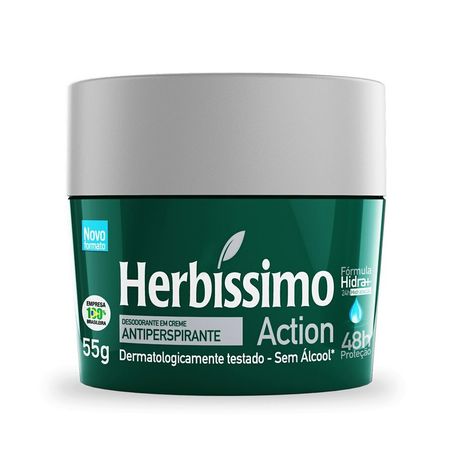 Desod.herbissimo creme fem. action 55g