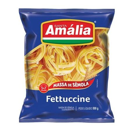 Macarrão Santa Amália Sêmola Ninho N3 Pacote 500G