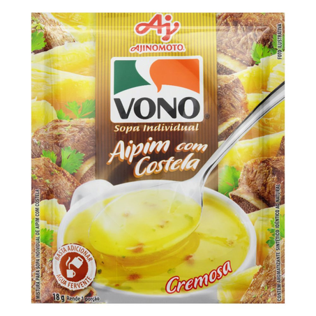 Sopa Instantânea Vono Aipim com Costela 18G