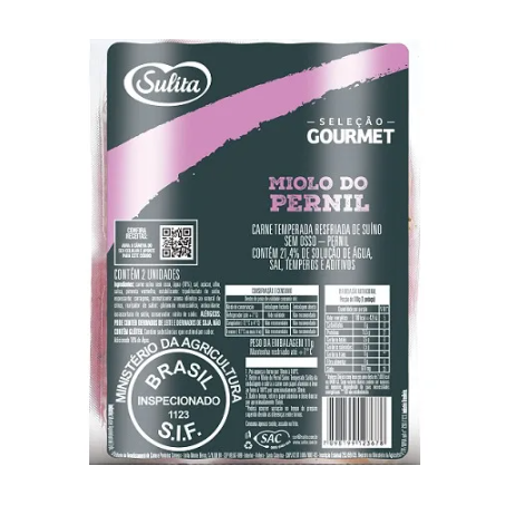 MIOLO PERNIL SULITA KG TEMPERADA VACUO
