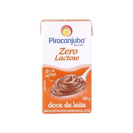 DOCE LEITE PIRACANJUBA ZERO LACT.395G TP