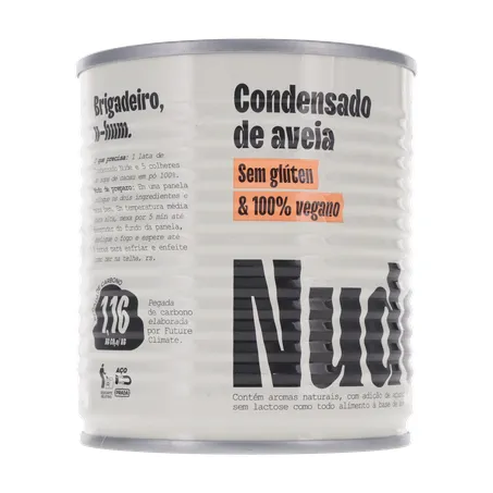 LEITE CONDENSADO DE AVEIA VEGANO NUDE 330G COM ACUCAR 360-32