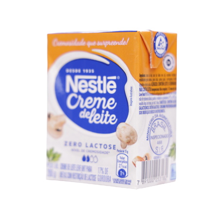 Creme De Leite Leve Zero Lactose Nestlé 200G 360-6