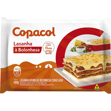 Lasanha Copacol 600g - Bolonhesa